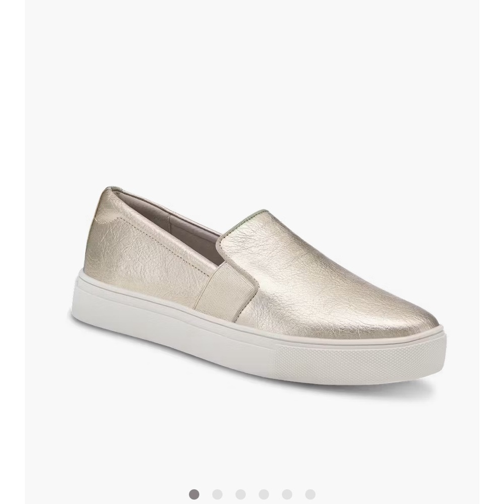 Birdies The Swift in gold leather - size 8